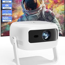 XIAPIPRO 400ANSI 1080P Full HD Projector, Home Theater Projector with WiFi & Bluetooth