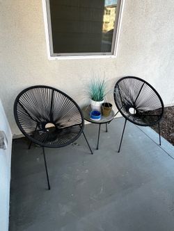 Acapulco Patio Set - Black