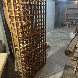 Vintage Wine Rack Red Cedar