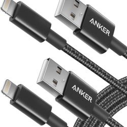 Anker USB A to Lightning Cable(6FT, 2Pack)
