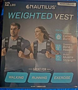 Nautilus Weighted Vest 12 lb. with Adjustable Fit