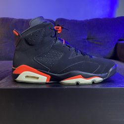 Air Jordan 6 - Black Infared -  Size 10 Mens