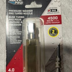 PRESSURE WASHER PRO TURBO NOZZLE