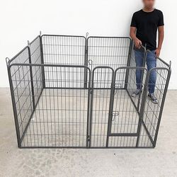 $95 (Brand New) Heavy duty 40” tall x 32” wide x 8-panel pet playpen dog crate kennel exercise cage fence play pen 