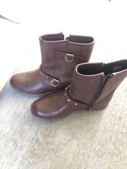 Sketchers girls brown boots