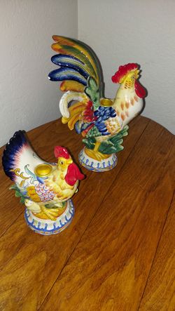 Fitz And Floyd Candle Holders