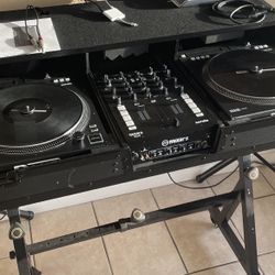 RANE TWELVE TURNTABLES AND ROADCASE FOR SALE 12