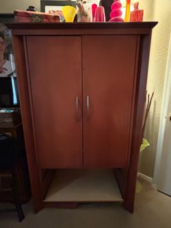 Modern Italian Maplewood Armoire -Bureau -Wardrobe