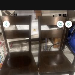 Set Of 4 Wooden Chairs - Strong And Great Condition 15 Ea