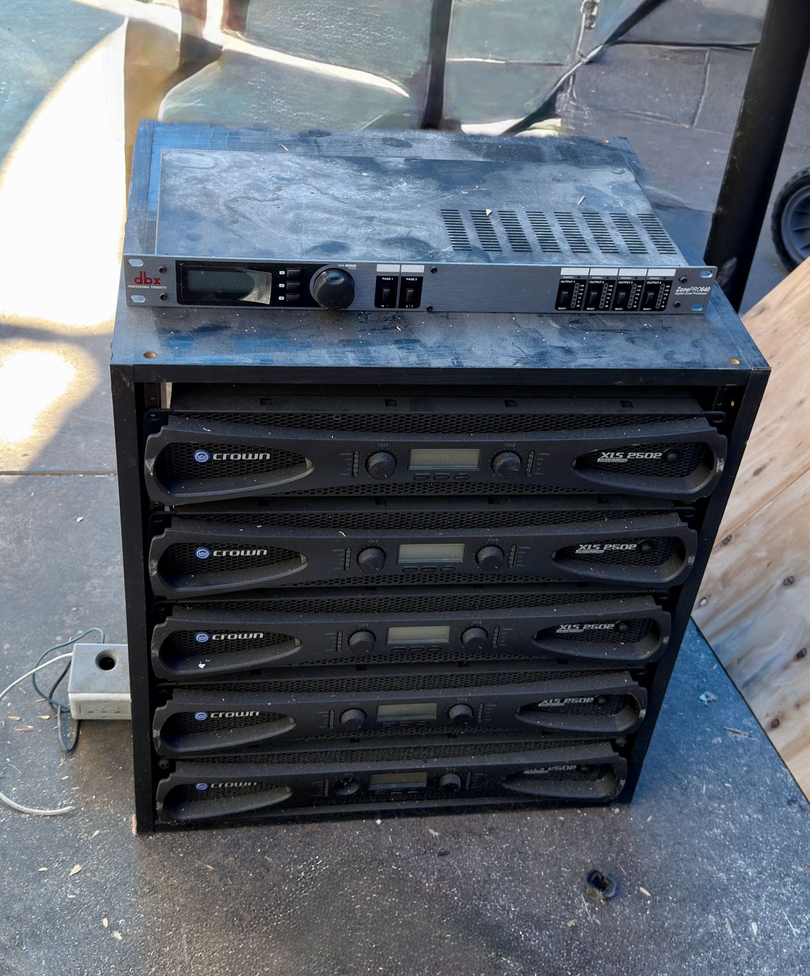 Crown Power Amplifiers + dbx DriveRack PA2 System Processor — Pro Audio Setup