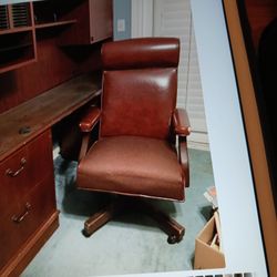 Leather Office Desk Chair