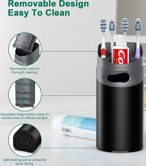 Toothbrush/ Toothpaste Holder
