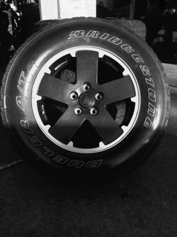 Jeep rims and tires