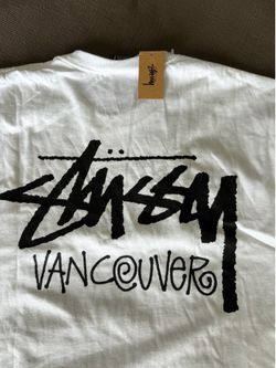 Stussy Vancouver Stock Tee  White  Size XL NEW