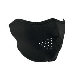 NWOT Ski Snowboarding ZANheadgear Black Neoprene Half Face Mask Adult Unisex OSFM