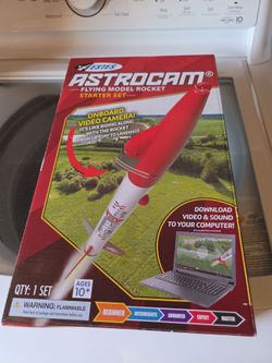 Estes AstroCam Flying Model Rocket Starter Set