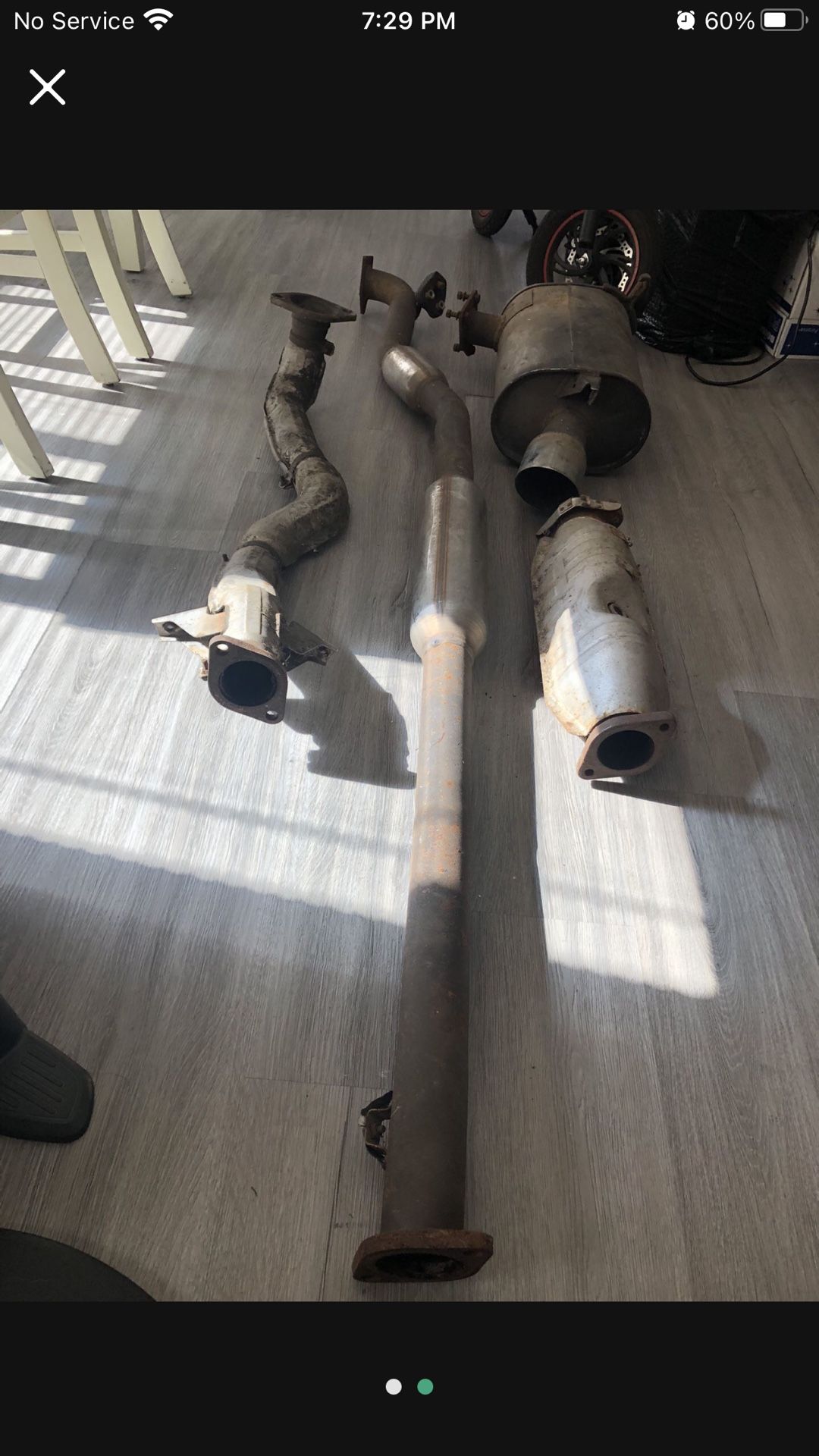 Mitsubishi Lancer Evolution Evo 7/8/9 Full Oem/stock Exhaust