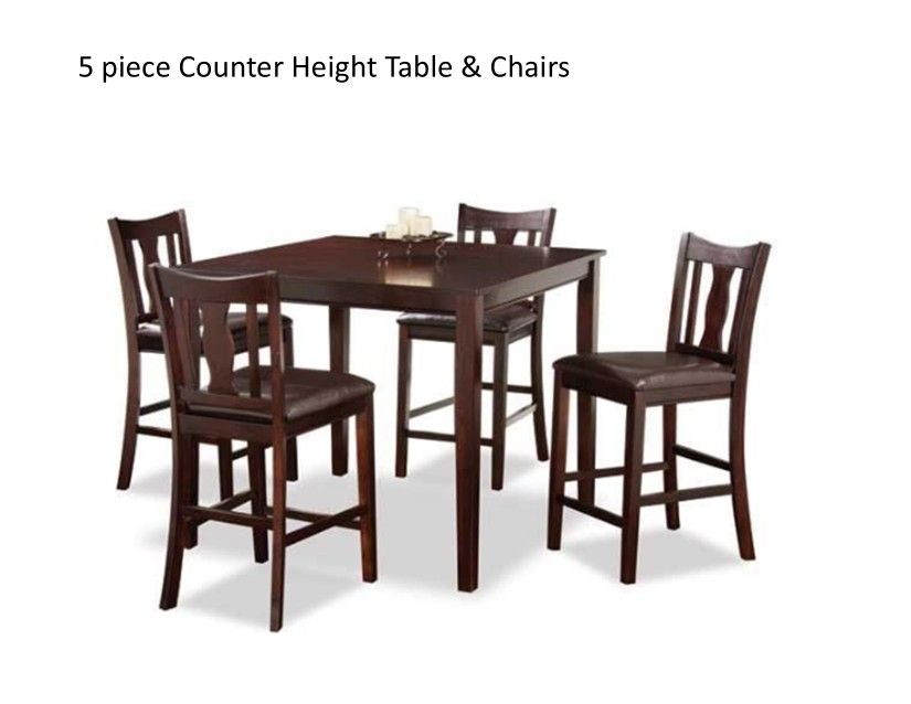 Counter Height Table And Chairs