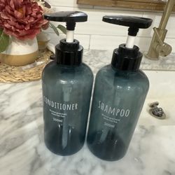 Shampoo And Conditioner Bottles 