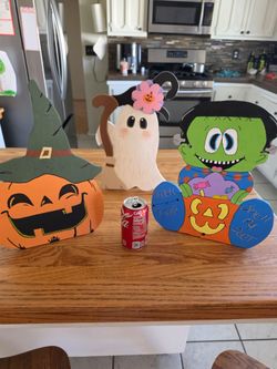 Hand crafted Halloween decorations