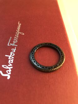 925 Sterling silver zirconium diamond Black rings