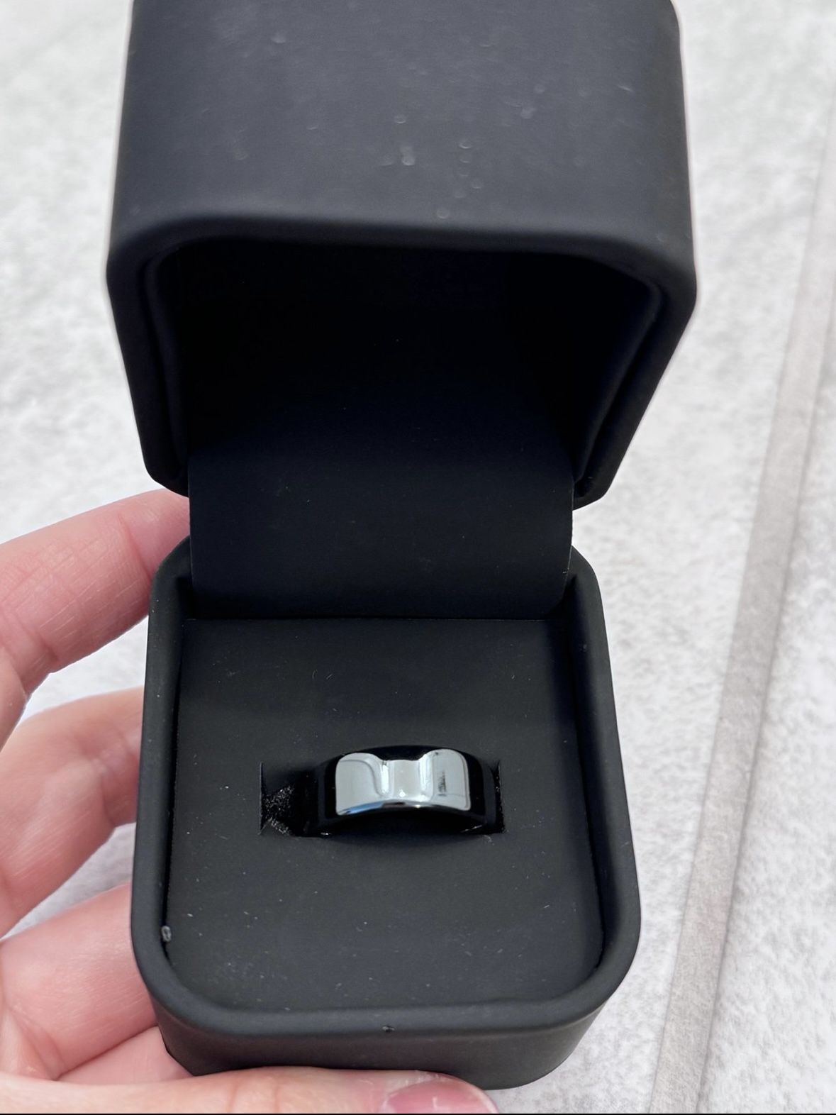 Lashbrook Designs, Men’s Zirconium Ring - Black