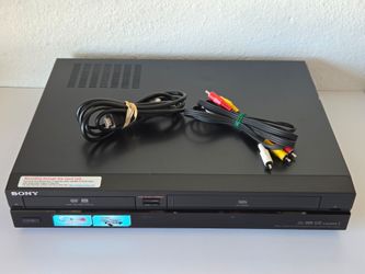 Sony RDR-VX555 DVD Recorder VCR VHS Combo Player With HDMI & AV Cables