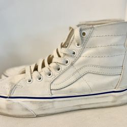 Vans Sk8-Hi High-Top Sneakers (White) – Women’s Size 7
