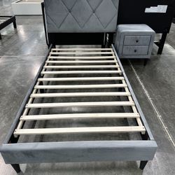 Twin Size Bed Frame With Mattress 