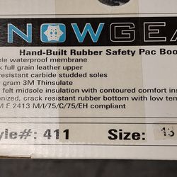 New Winter Pac Boots Size 13