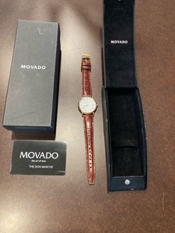 NOS vintage Mens Movado wristwatch JDM model New battery