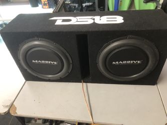 Massive Subs Set Of 2 12” In Box 