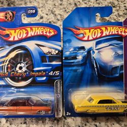 Hotwheels 1964 CHEVY IMPALA ( Lot of 2 )