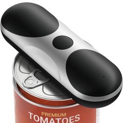 New-Electric Can Opener, One-Touch Automatic Can Opener, USB Rechargeable Electric Can Opener for Seniors with Arthritis- Cordless Battery Powered, Si