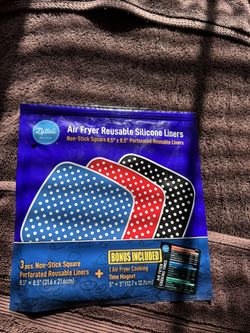 Air Fryer Reusable Silicone Mats 