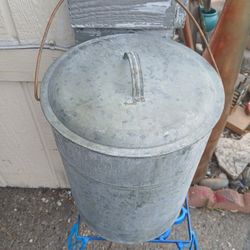Vintage  Bucket with Lid