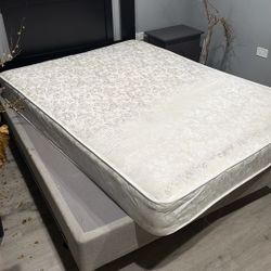Mattress With Box And Headboard 