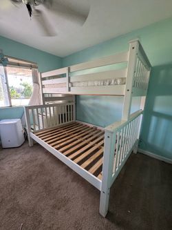 White Bunk Bed