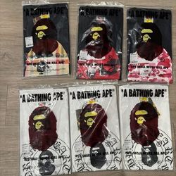 M-XL Bape Tees
