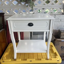 White Nightstand 