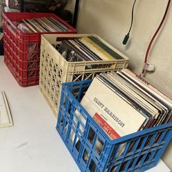 Huge Vinyl Record Over 140 Records 