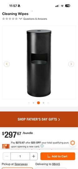 Alpine Wet Wipe Dispenser with Built-In Trash Can – New