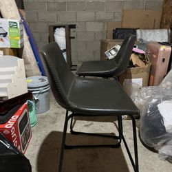 Leather Countertop Chairs Set Of 4