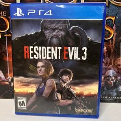 Resident Evil 3 For PS4/ PS5