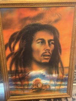 The Spirit Of Bob Marley by Rick Moreno Vintage 1995 Poster 24 x 36