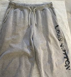 Louis Vuitton Virgil Abloh Era Heather Gray Sweatpants (Joggers) Size L (180/100 measurements) about 34 waist