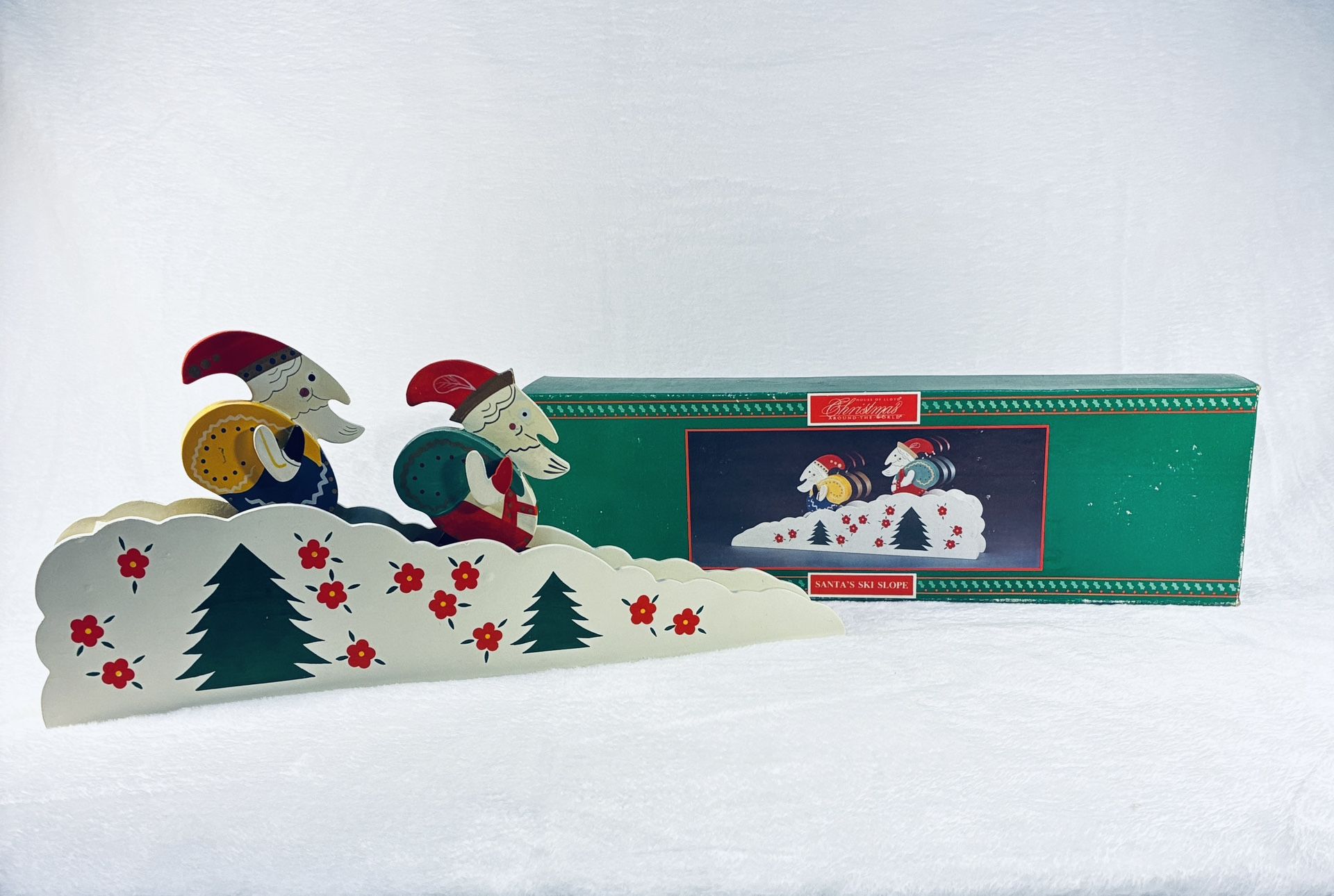 Vintage Christmas Around The World, Santa’s Ski Slope