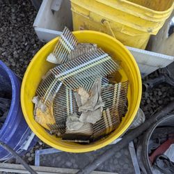 LARGE ASSORTMENT OF NAILS/ SCREWS/ BOLTS 