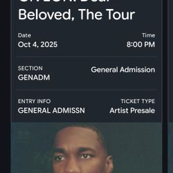 Giveon Concert 10/4