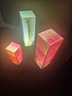 Modern day lamps different sizes n styles
